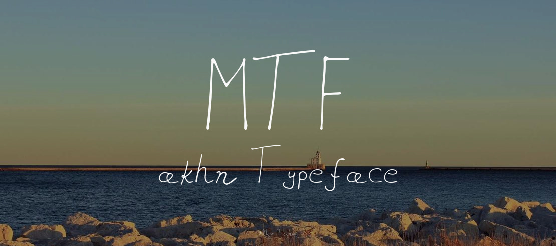 MTF akhn Font