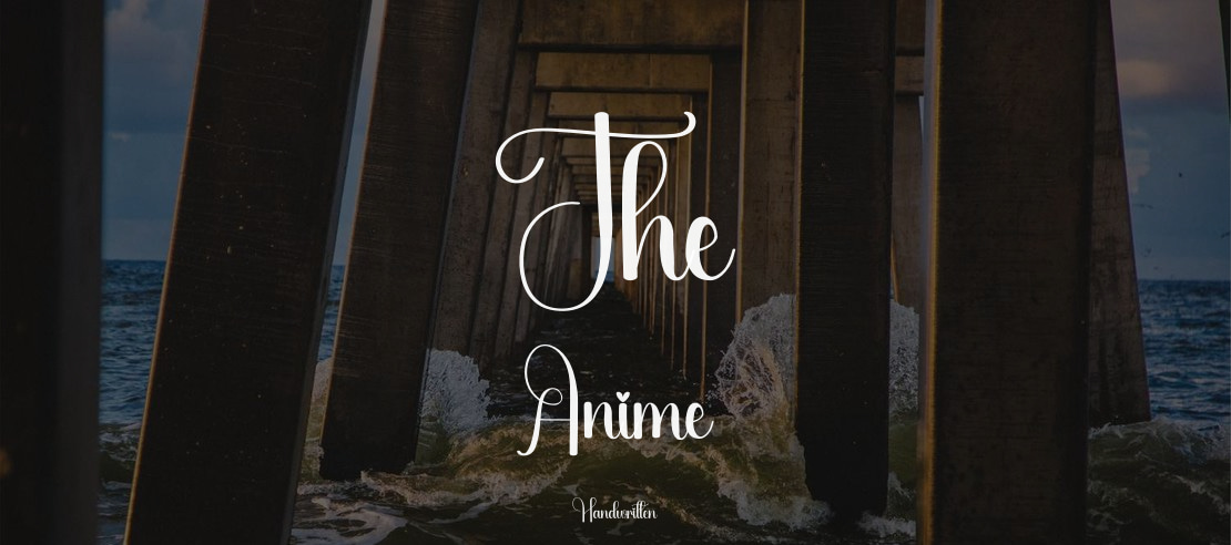 The Anime Font