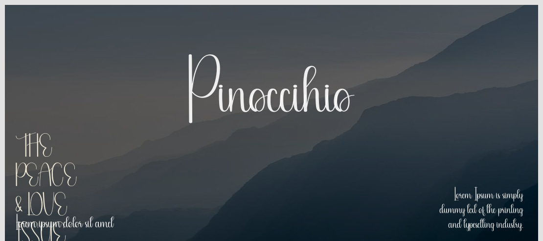 Pinoccihio Font