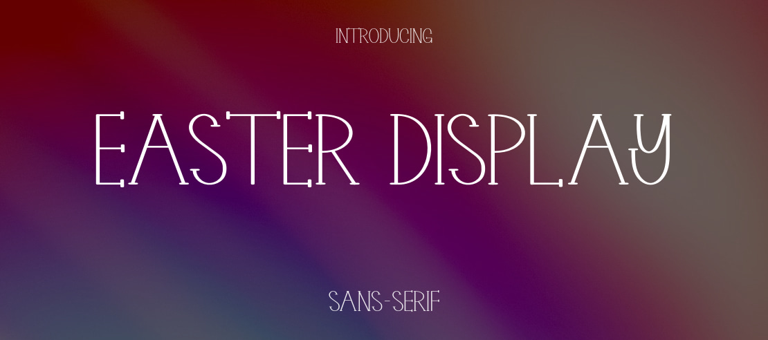 Easter Display Font