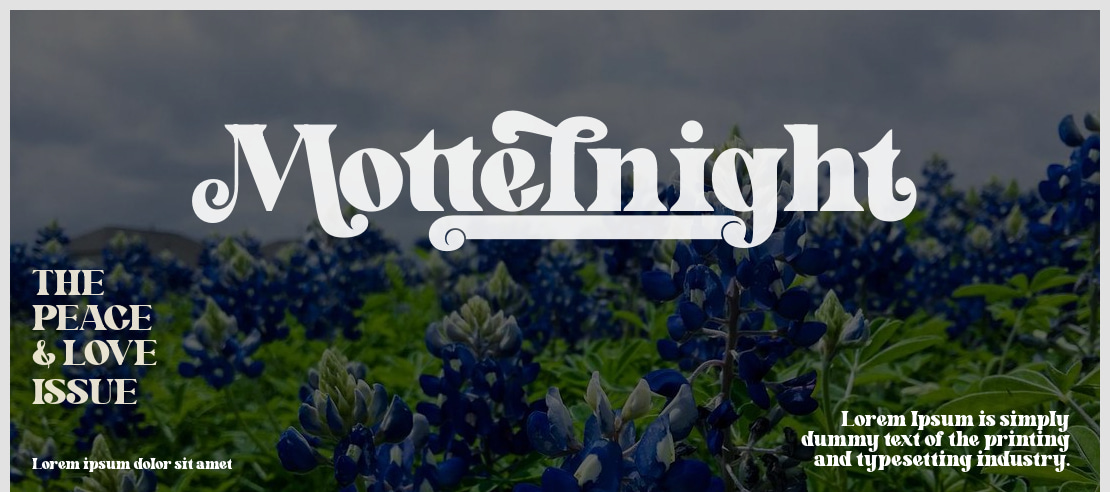 Mottelnight Font