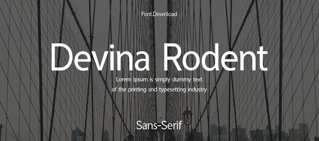 Devina Rodent Font Family