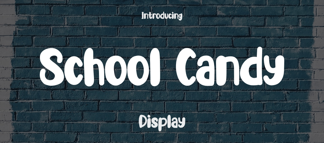 School Candy Font