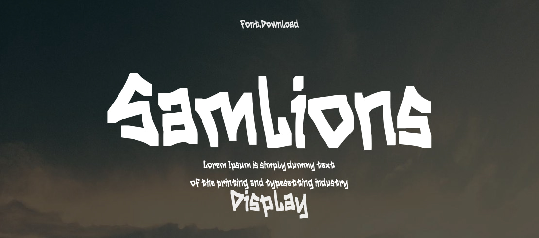 Samlions Font