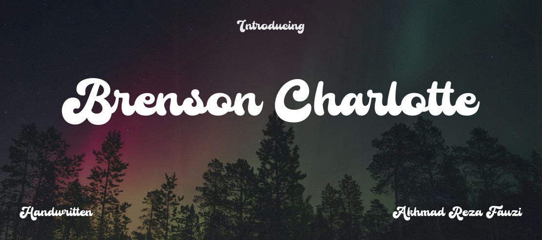 Brenson Charlotte Font