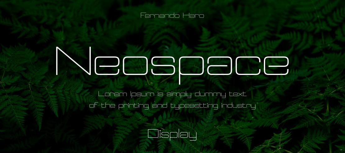 Neospace Font Family