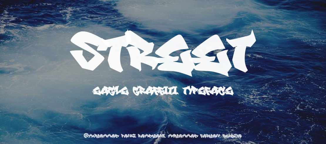 Street Eagle Graffiti Font