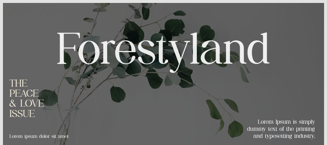 Forestyland Font Family