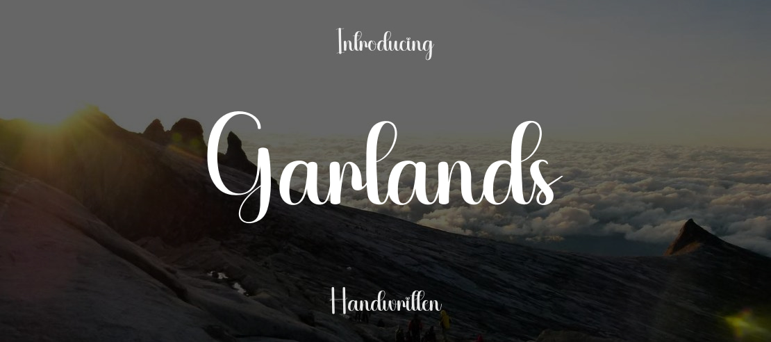 Garlands Font