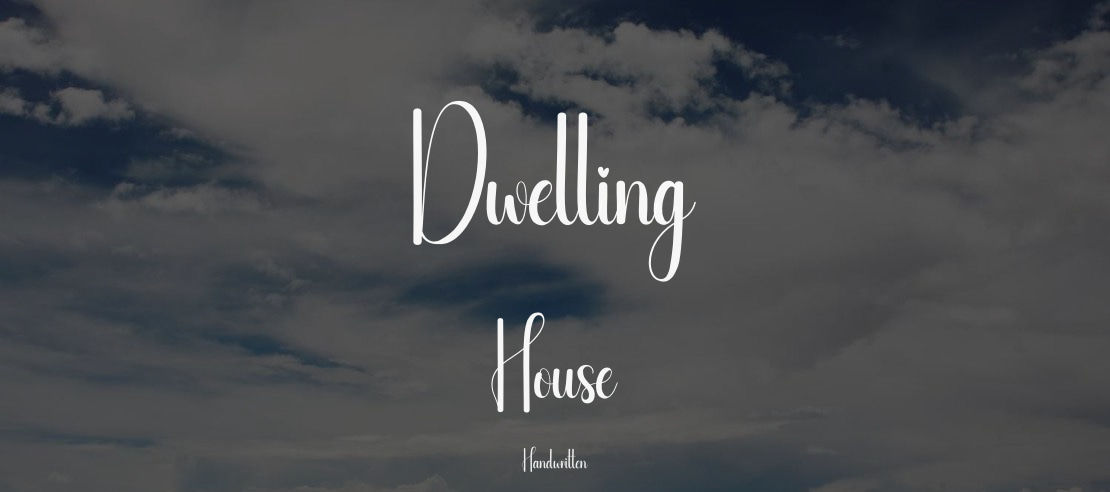 Dwelling House Font