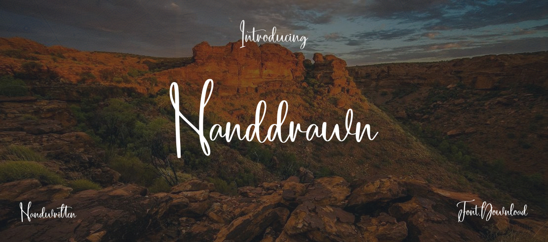 Handdrawn Font