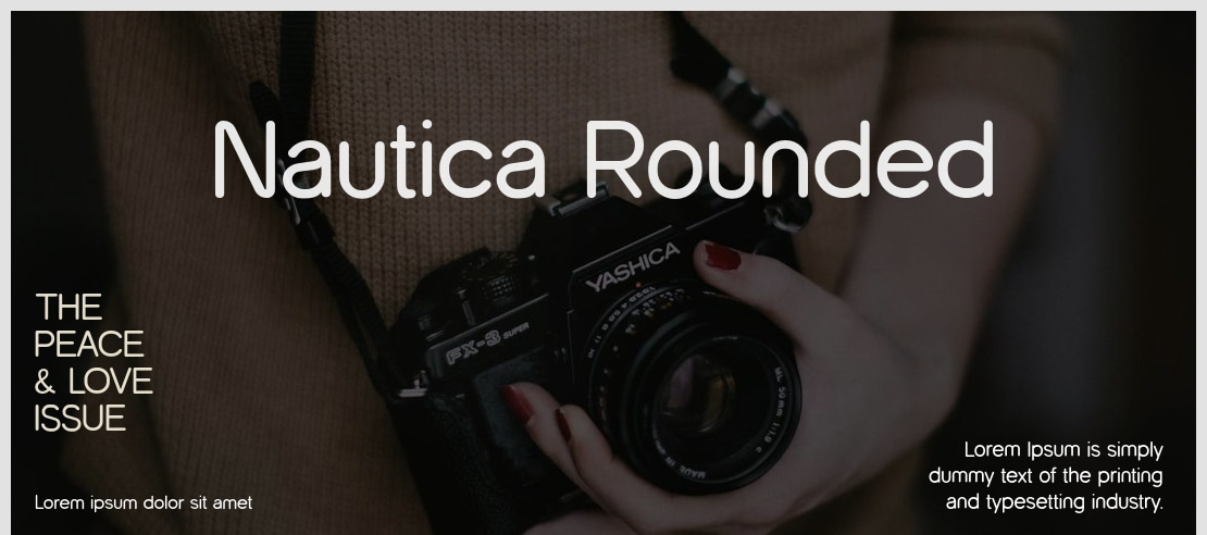 Nautica Rounded Font Family