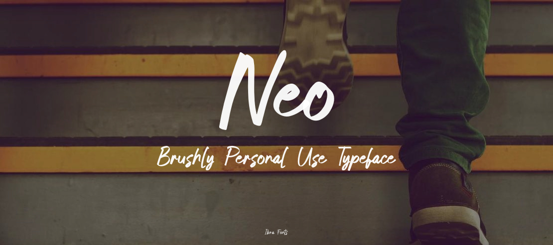 Neo Brushly Personal Use Font