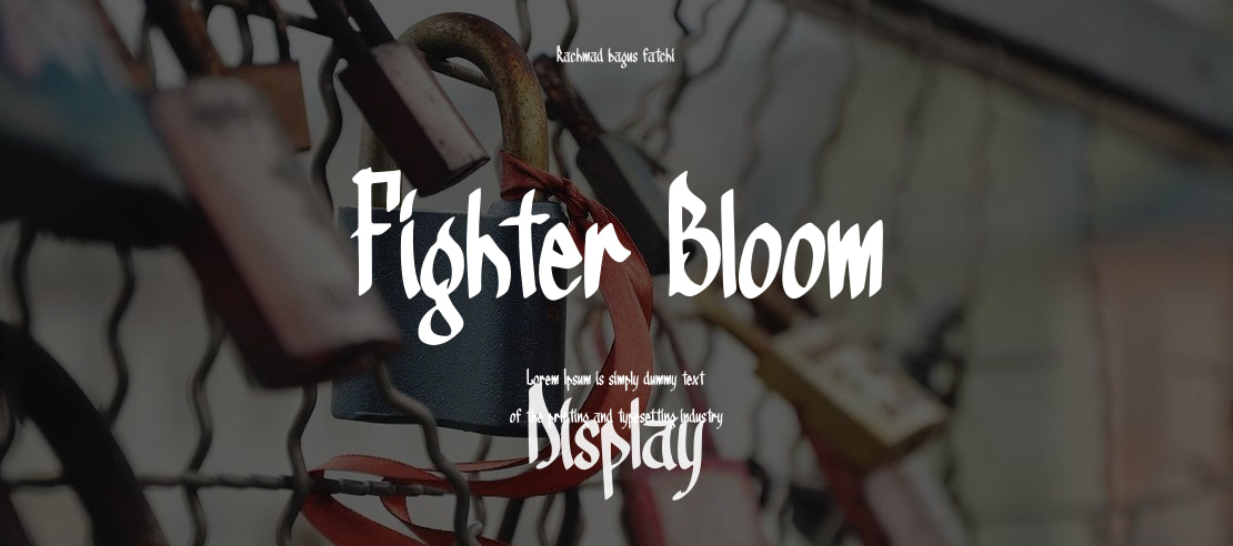 Fighter Bloom Font