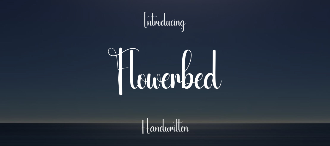 Flowerbed Font