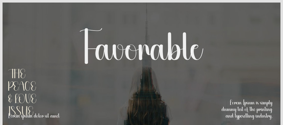 Favorable Font