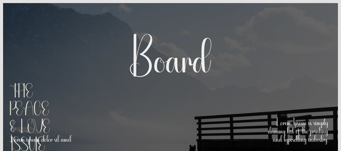 Board Font