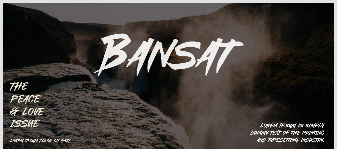 Bansat Font