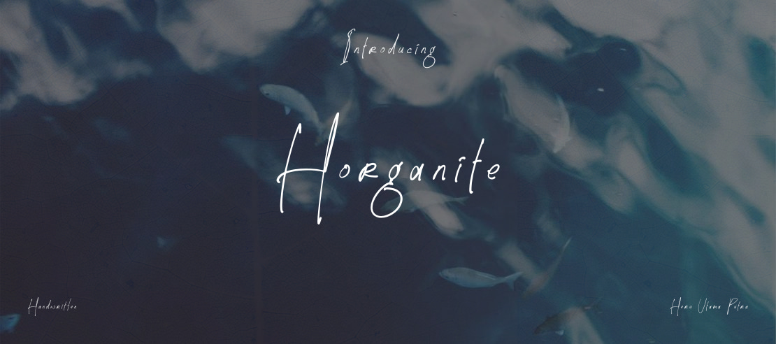 Horganite Font Family