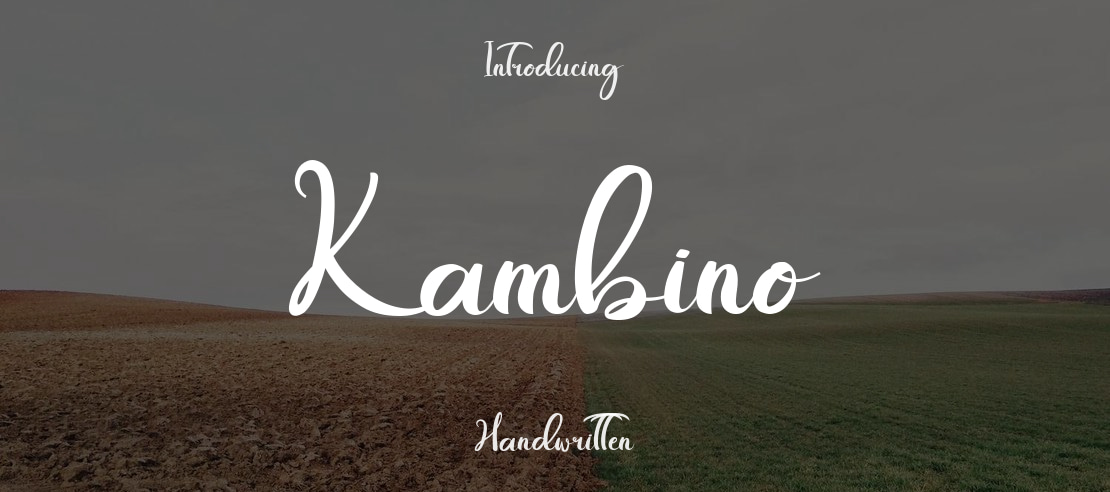 Kambino Font