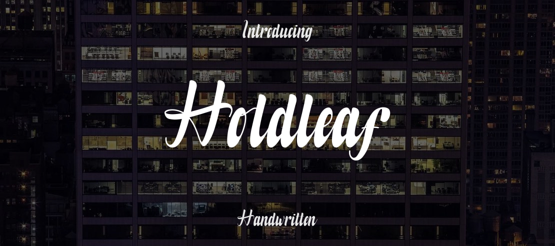 Holdleaf Font