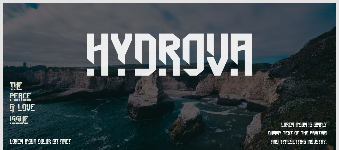 Hydrova Font