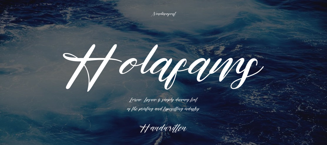 Holafams Font