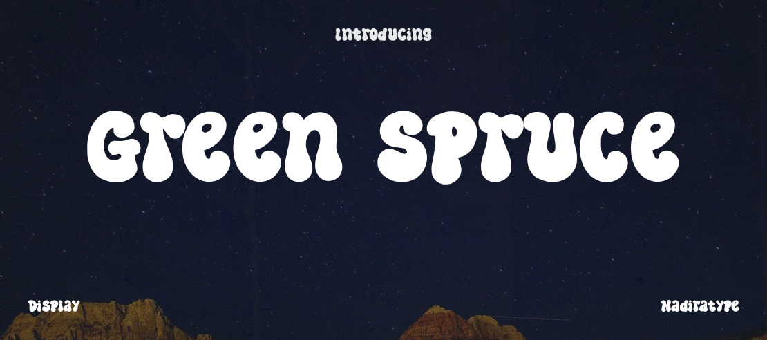 Green Spruce Font