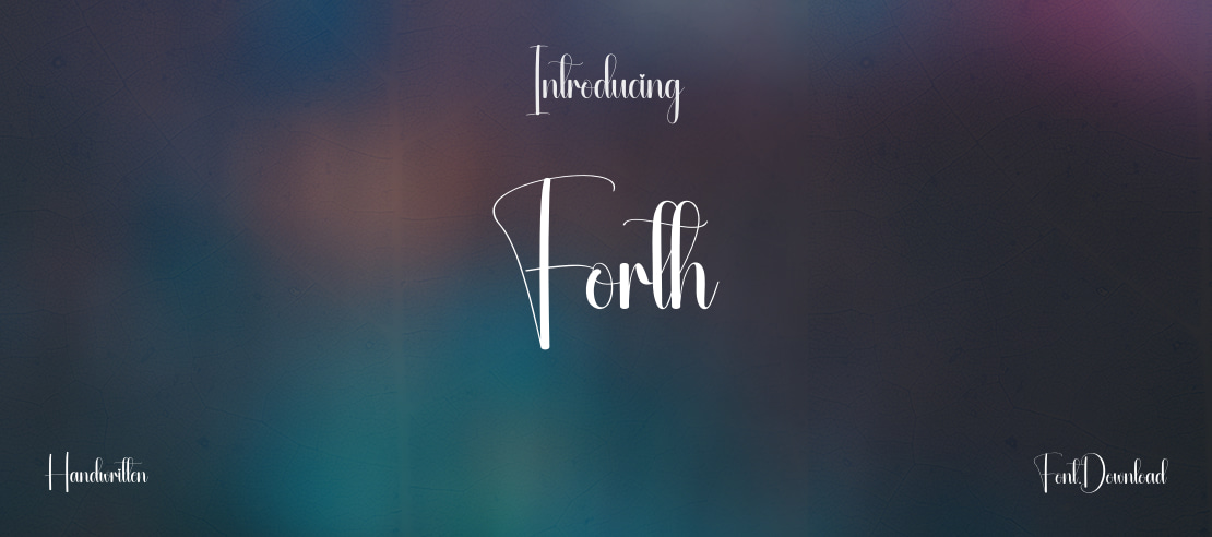 Forth Font