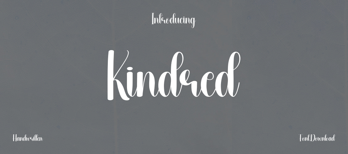 Kindred Font