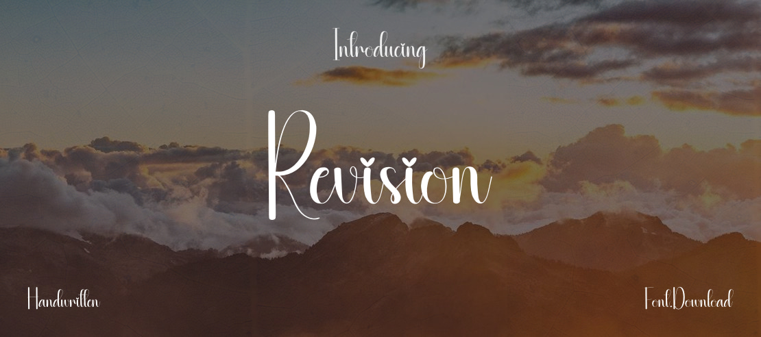 Revision Font