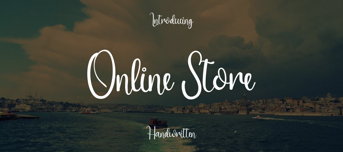 Online Store Font