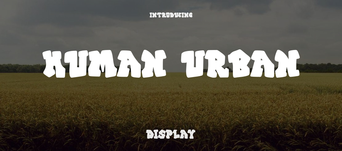 Human Urban Font