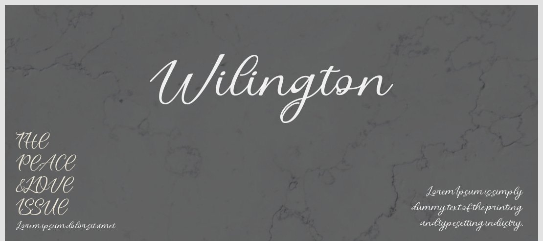 Wilington Font