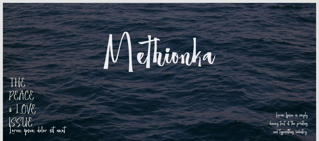 Methionka Font