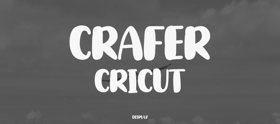 Crafer cricut Font