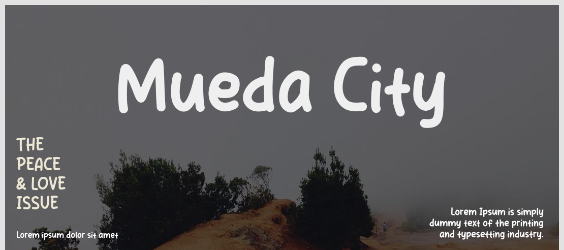 Mueda City Font