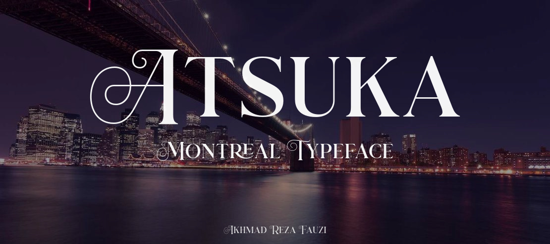 Atsuka Montreal Font