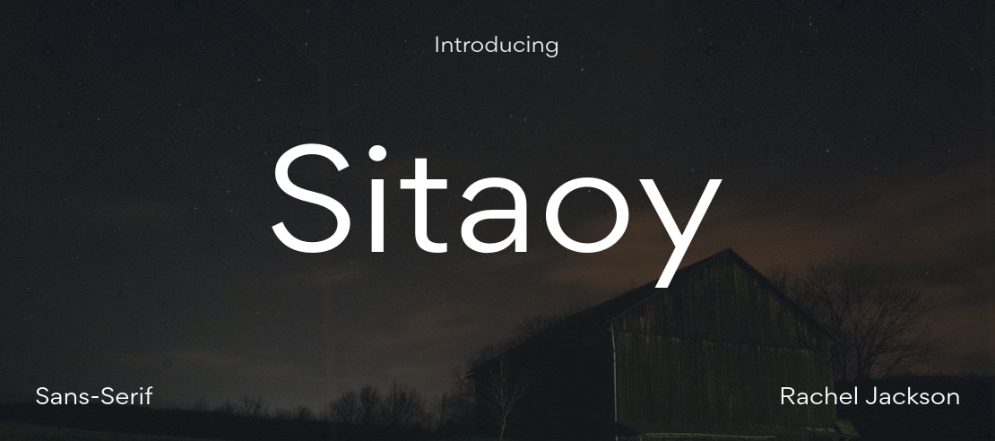 Sitaoy Font Family