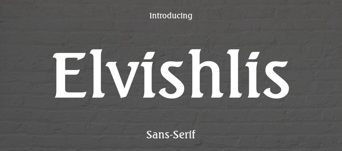 Elvishlis Font Family