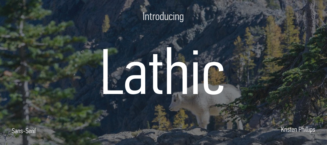 Lathic Font