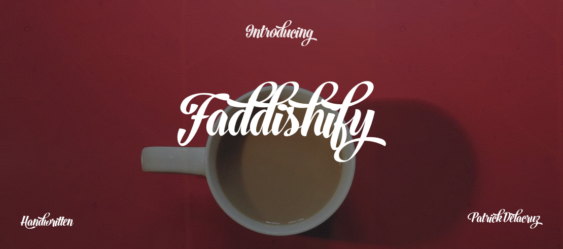 Faddishify Font