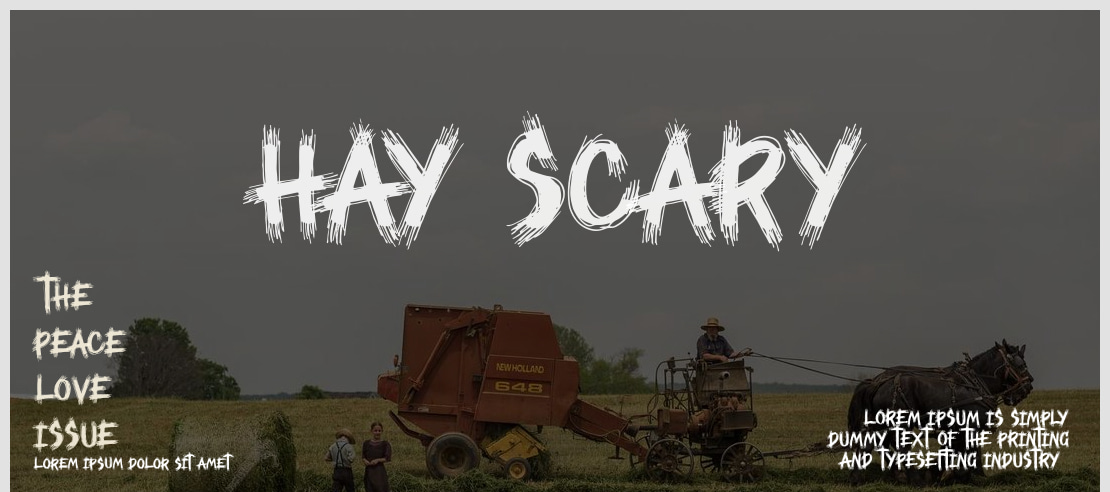 HAY SCARY Font