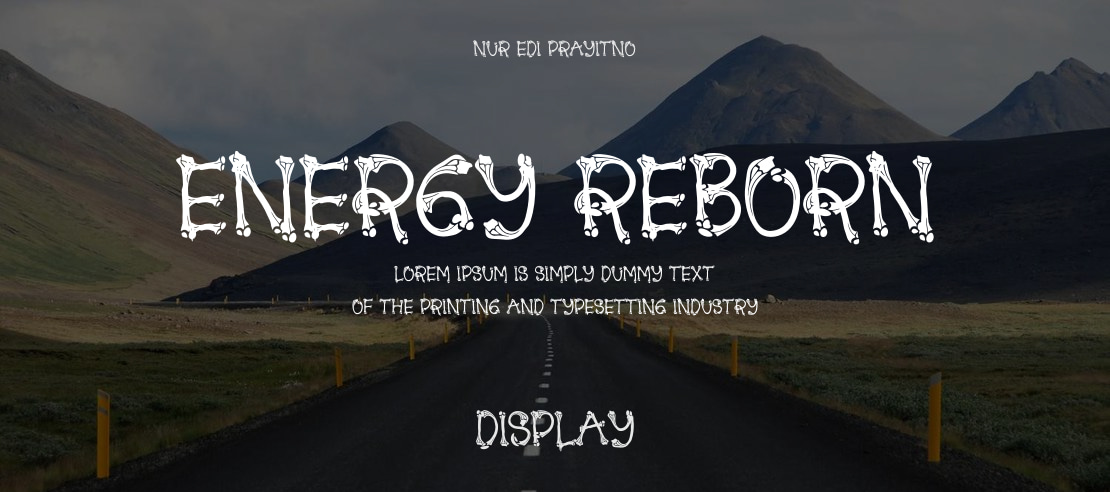 Energy Reborn Font