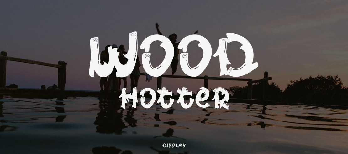 Wood Hotter Font