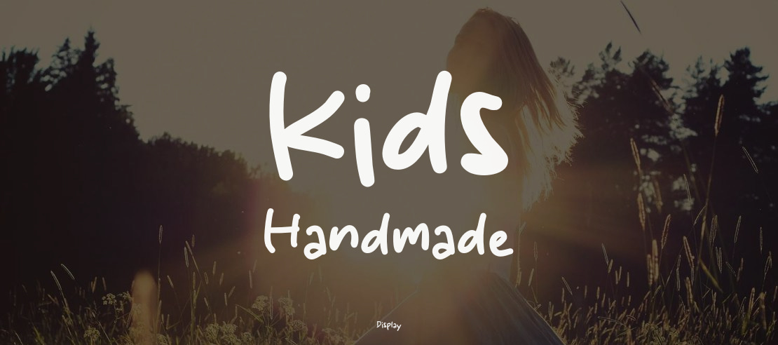 Kids Handmade Font