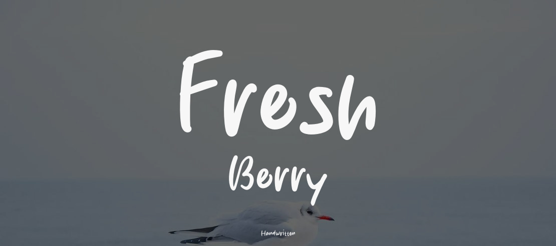 Fresh Berry Font