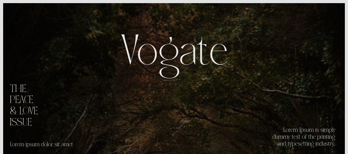 Vogate Font