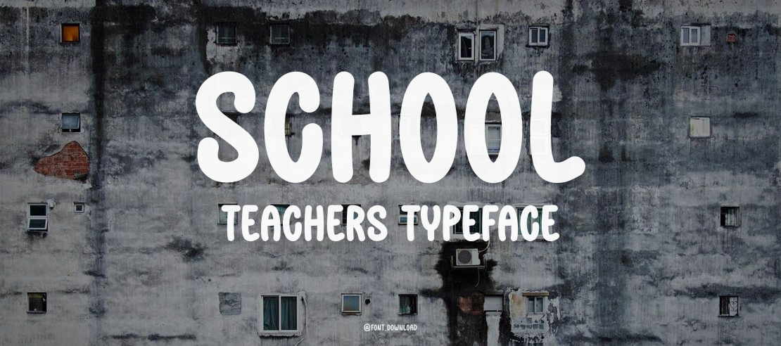 School Teachers Font