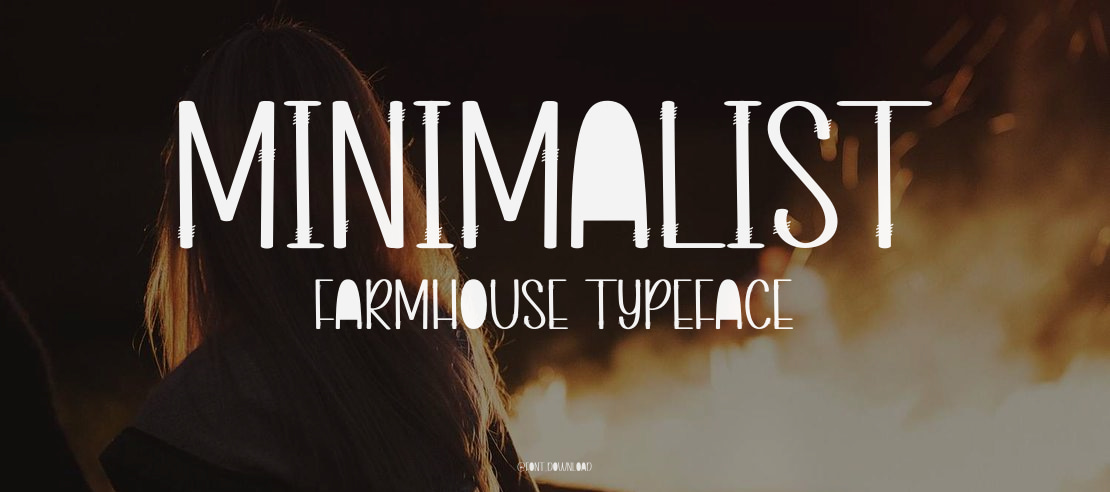 Minimalist Farmhouse Font